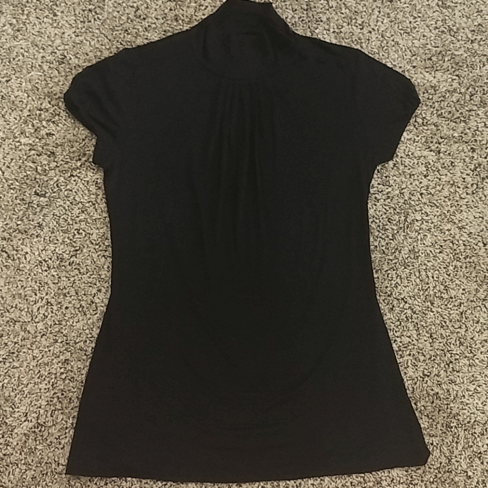 Banana Republic black mock turtleneck